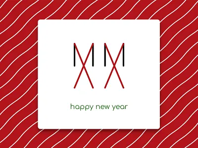 Happy New MMXX Year! illustration new year vector