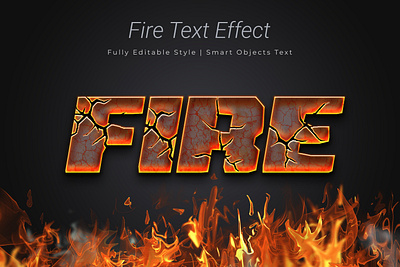 Fire Text Effect abstract artistic background brush burn cloud color dust effect fire flame flow lens light realistic smoke smoking text texture wave