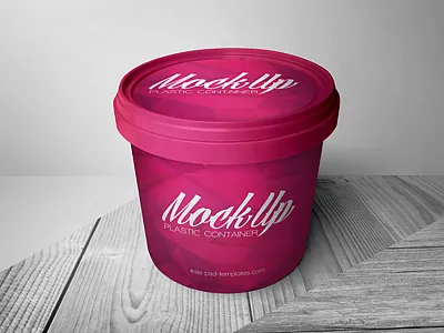 Free Plastic Container Packaging Mockup design free mockup free mockup psd free mockups freebie freebies mockup mockup psd
