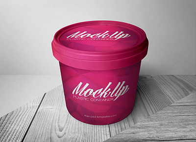 Free Plastic Container Packaging Mockup design free mockup free mockup psd free mockups freebie freebies mockup mockup psd