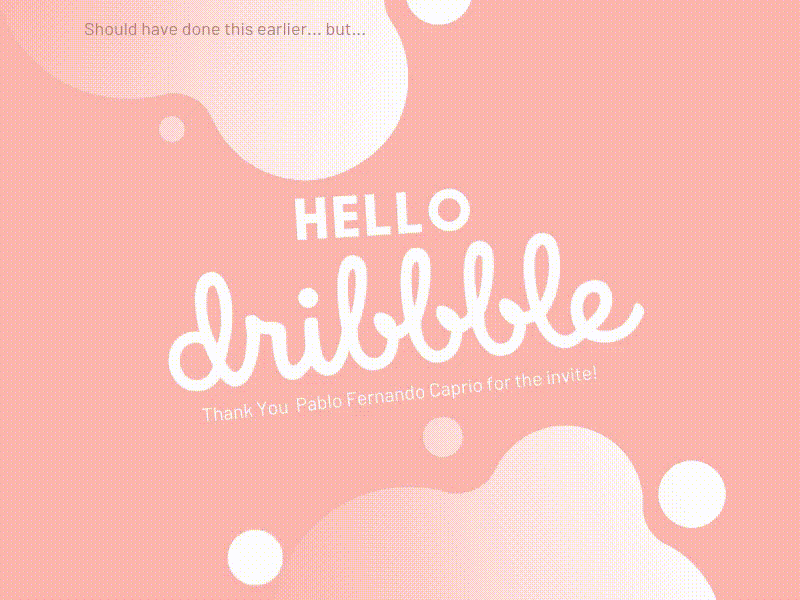 Hello Dribble gif hello hello dribble hellodribble illustration pablo fernando caprio pablo fernando caprio