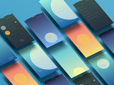Alarm Clock app UI/UX Design, Adobe XD adobexd alarm alarm app alarm clock app app design design minimal ui ux xd