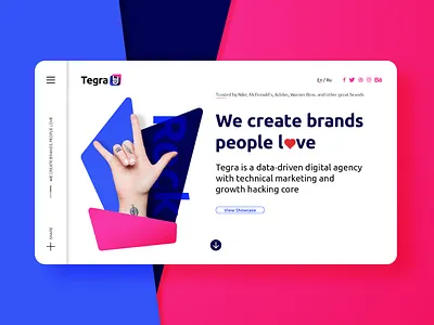 Tegra / Landing Page landing page rock ui ui ux ui design ui designer uidesign user interface user interface design website website design website designer
