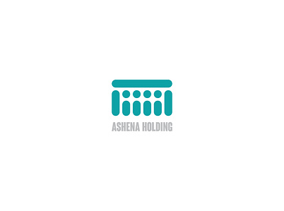 Ashena Holding brand design branding design flat logo logo design minimal visual identity