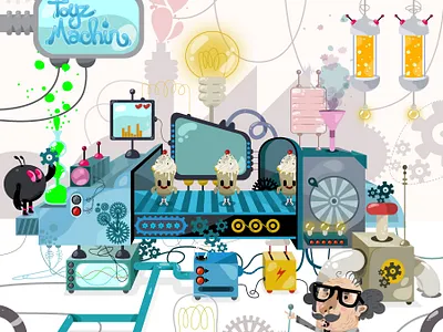 machine character design characterdesign illustrateur illustration illustration art illustrator kids kids illustration vector vectoriel