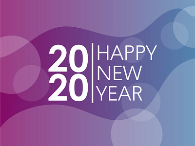 Happy New Year 2020 2020 background brochure celebrate design excitement fun graphic design greeting card happy happy holiday happy new year holiday illustration modern new new year new year 2020 poster year