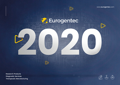 Eurogentec calendar cover branding calendar cover