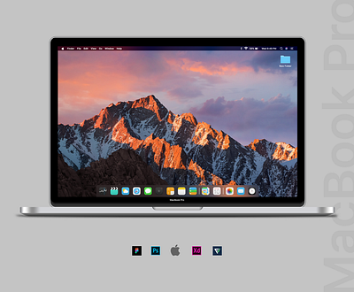 Macbook Temlate UI Kit android ios ipad ipad app iphone macbook ui uidesign website