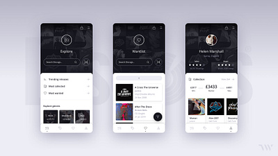 Discogs Concept app design ecommerce app music music app product product design ui ux