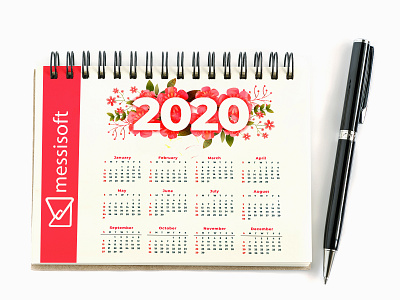 2020 Calendar 2020 2020 trend 2020calender brochure design calender creative dairy design services flyer design graphicdesign messisoft mobile app design newyear webtemplate