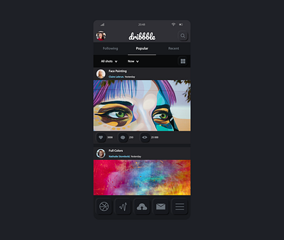 DRIBBBLE Neumorphism / Soft ui / Dark Theme dark dark app dark mode dark theme dark ui dribbble neomorphism neumorphism skeumorphism soft soft ui ui uidesign uiux ux uxdesign uxui