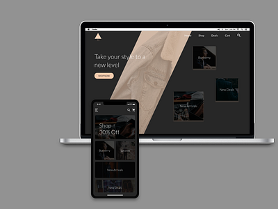 xDress - Men's Clothing Site UI Design adobe xd branding clothing design eccomerce mens menswear sketch ui ui design ux web website xdress