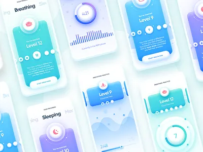 Ukiyo Mindfulness and Wellness app app breathing fitness health health app healthcare healthcare app medical medical app medicine meditation meditation app mobile sleep wellness