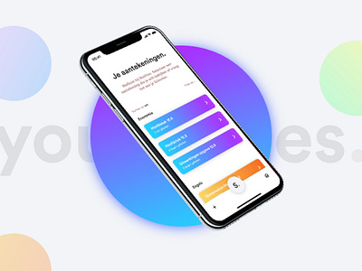 Schoolings notes. app card clean design dribbble gradient gradients interface list note notes school school app schooler schoolings to do todo ui ui design ux