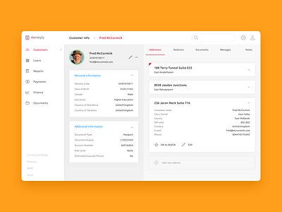 Finance App Dashboard crm dashboard finance app money sketchapp ui ux uxui
