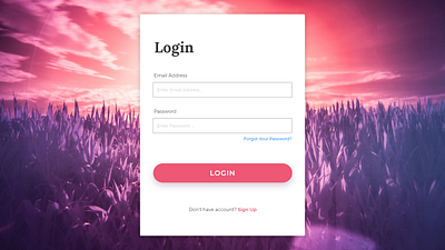 Login Page design login ui web design