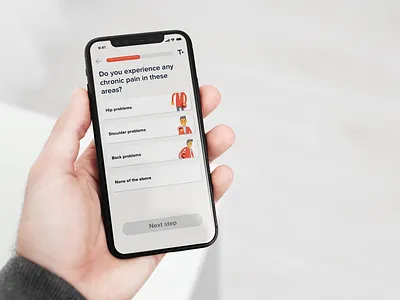 Onboarding of a health tracker app app design elderly health health care healthcare healthy heart illustration iphone ui ui design ux ux design