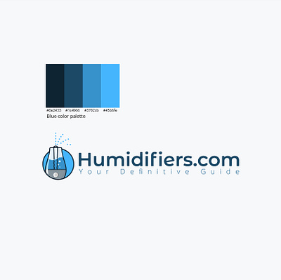 Humidifiers logo design brand brand design brand identity branding design icon illustration logo logodesign logos typography vector
