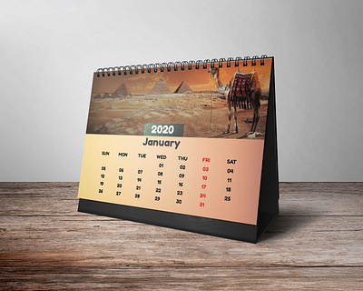 Table Calendar Design book cover branding calendar 2020 calendar design design flat icon illustration print print design