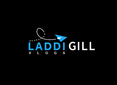 Laddi Gill Vlogs animation branding design icon illustration lettering logo type typography vector