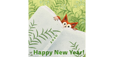 Happy New Year! animals children book illustration color digitalart illustration ilustration nature