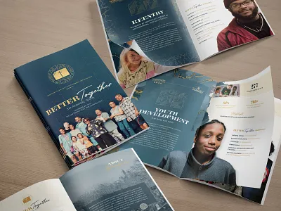 2019 RECAP // 2 // Brookside Annual Gala Program & Branding booklet design church design community event branding fundraiser layout print design