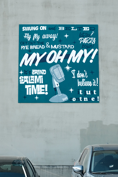 Dave Niehaus Mini Mural baseball mariners mlb my oh my seattle sodo