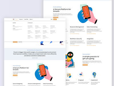 Procim Rebrand / Website Version 01 app branding design diagram logo ui web wireframes