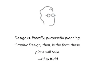 Chip Kidd design graphic design iconography motivation