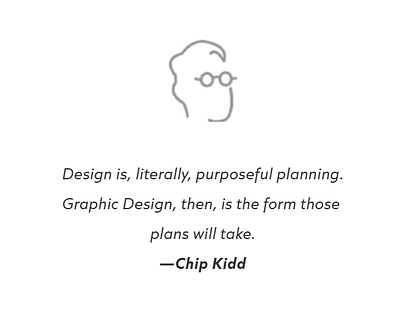 Chip Kidd design graphic design iconography motivation