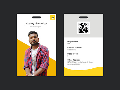 id card branding card idcards minimal simple vector