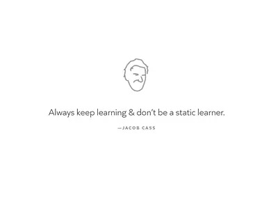 Jacob Cass design iconography learning motivation new year