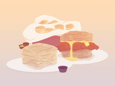 Biscuits 2d biscuits comfort food drawing food illustration photoshop textures