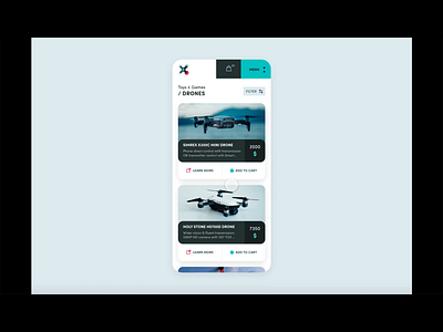 Drone market - Mobile App