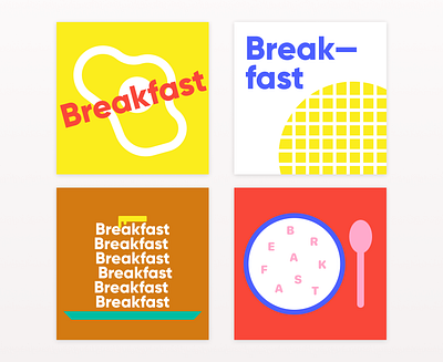 Breakfast! branding graphic design poster design