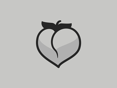 Ripe | Inktober 31/31 2020 booty butt caseyillustrates done fruit illustration inktober orlando peach print ripe vector whew