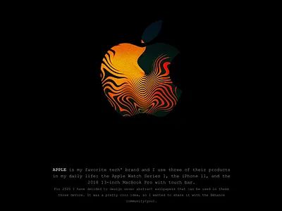 Apple - Abstract Wallapers Concept abstract abstract art abstract design apple apple design applewatch c4dart device gradient grain texture grainy iphone macbookpro mobile mobile ui ui uidaily uidesign wallpapers
