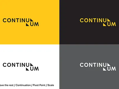 Continuum Projects brand exploration angles brand branding building construction development development company exploration girder grid land letter m logo saw sawblade visual identity yellow