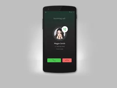 Incoming Call Screen, App UI UX appdesign call mobileapp uiuxdesign