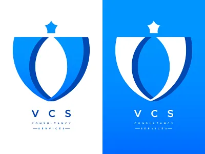 LOGO Design - VCS brand design brand identity branding concept crown design icon identity identity design illustration letter lettering lettermark logo mark star symbol typography visual identity