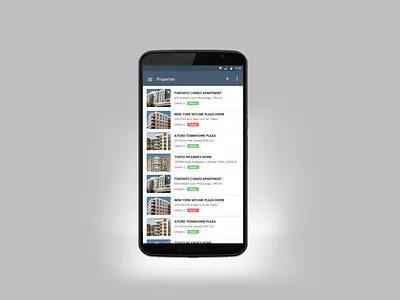 Rental Property Listing App Screen appdesign appui property rental