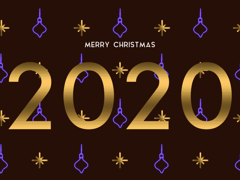 Happy New Year 2020 animation christmas card happy holidays happy new year jingle bells merry christmas merry xmas motion new year pixflow sparkles stars title typography xmas xmas card xmas flyer xmas party