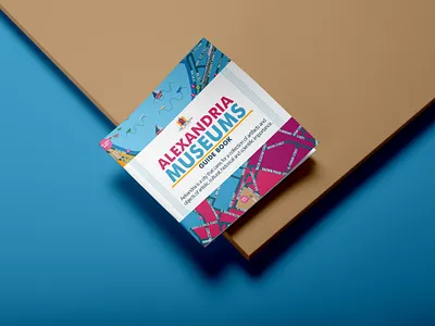 Alexandria Museum Booklet alexandria ancient building city city branding city illustration design editorial design flat flat 2d geometric museum vector