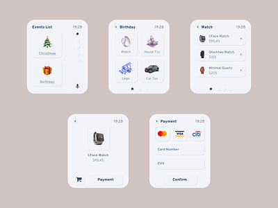 Apple Watch Concept apple apple watch apple watch design payment skeumorphism skeuomorph ui uidesign