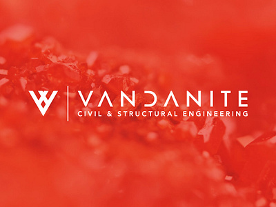 Vandanite Civil & Structural Engineering branding design logo