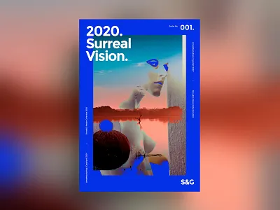 Show&Go2020™ 001 | Surreal Vision. 2020 adobe color layut photoshop poster poster a day poster art surreal type