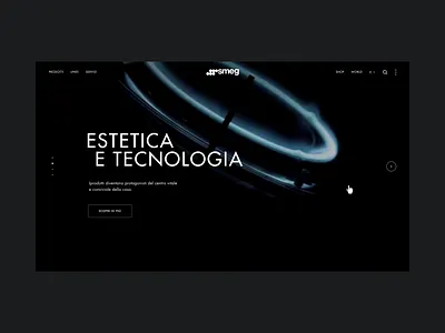 Smeg - Pitch Redesign 2019 animation art direction concept design interaction layout design smeg ui design website