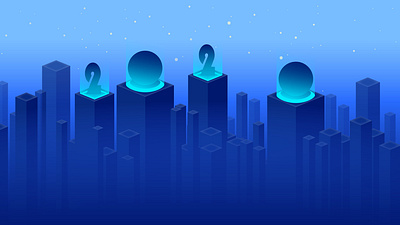 New Year 2020 with Classic Blue 2020 adobe illustrator artwork building city classic blue fiction globes happy new year illustration new year wishes planet ui vector vector artwork vector graphics