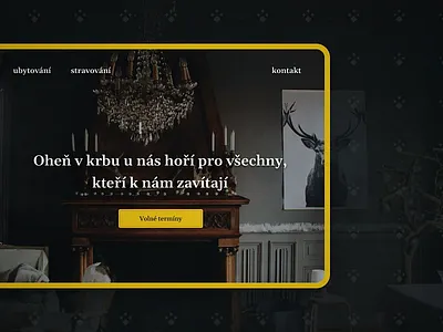 Accommodation landing page accommodation gold gradients landing landingpage patterns serif typography