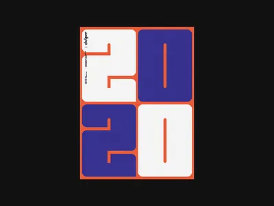 Poster No. 025 custom type design graphic design graphic designer minimalist poster type type poster